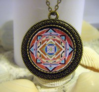 Kiegyensúlyozottság mandala amulett